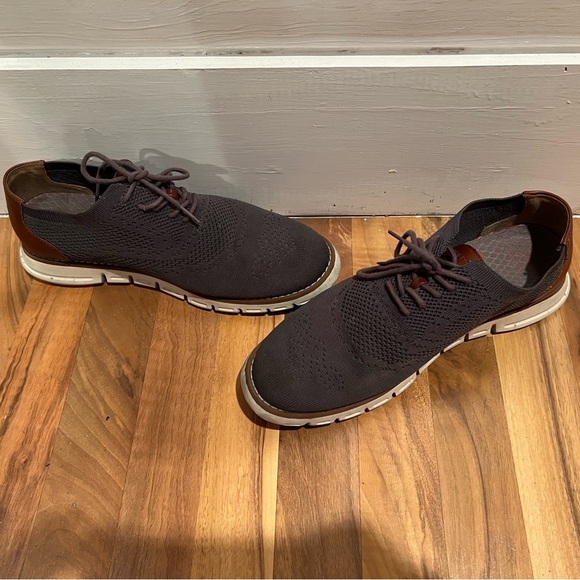 Nautica Men's Gray Blue Oxford Topsider Shoes, size 11, GUC, preppy, casual - Picture 5 of 8